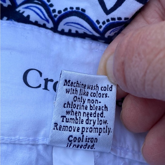 Croft & Barrow - Blue & white (paisley print) classic fit sport skort, Size: 6 - Picture 9 of 9